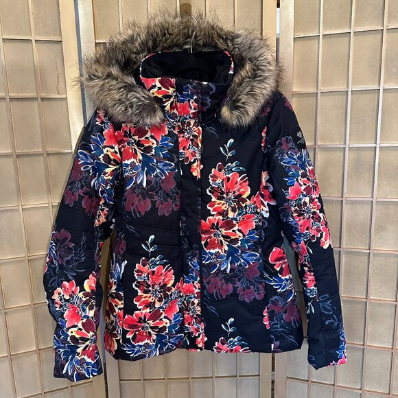 Obermeyer Tuscany II Size 6 Snow Ski Jacket Floral NWOT Boom Blooms - Picture 2 of 8